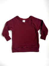 Load image into Gallery viewer, Red Waffle Shirt (Peplum or Banded Hem)