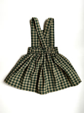 Load image into Gallery viewer, Green Plaid Pinafore