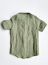 Load image into Gallery viewer, Sage Plaid Button Down
