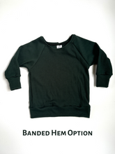 Load image into Gallery viewer, Red Waffle Shirt (Peplum or Banded Hem)