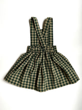 Load image into Gallery viewer, Green Plaid Pinafore
